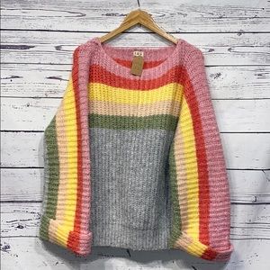 POL rainbow sweater